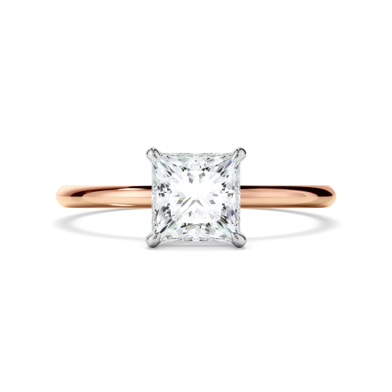 Princess Cut Diamond Solitaire Engagement Ring