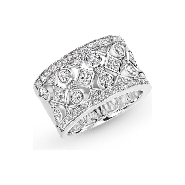 1.72ct Diamond Dress Ring in 18ct White Gold