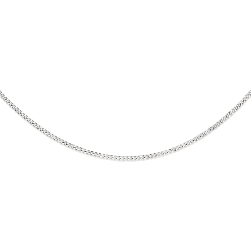 Sterling silver curb link chain