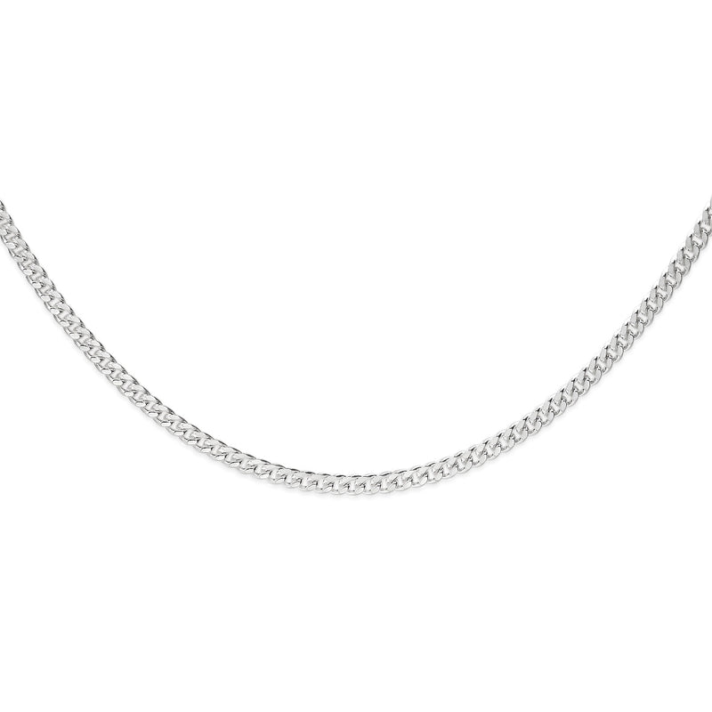 Sterling silver curb link chain