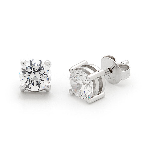 9ct White Gold 0.20ct Diamond Stud Earrings