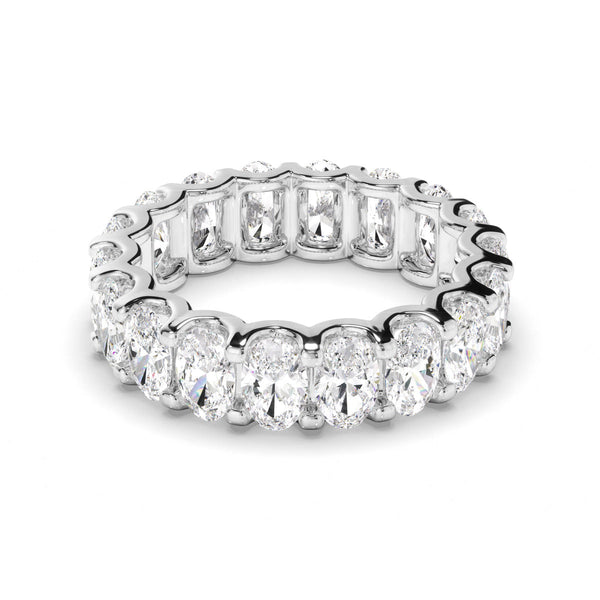 Oval Cut Diamond Anniversary Ring