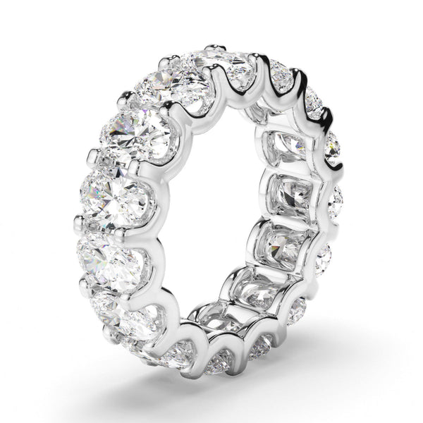 Oval Cut Diamond Anniversary Ring