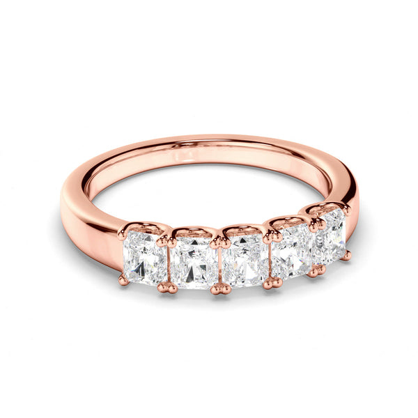 Radiant Cut Diamond Anniversary Ring