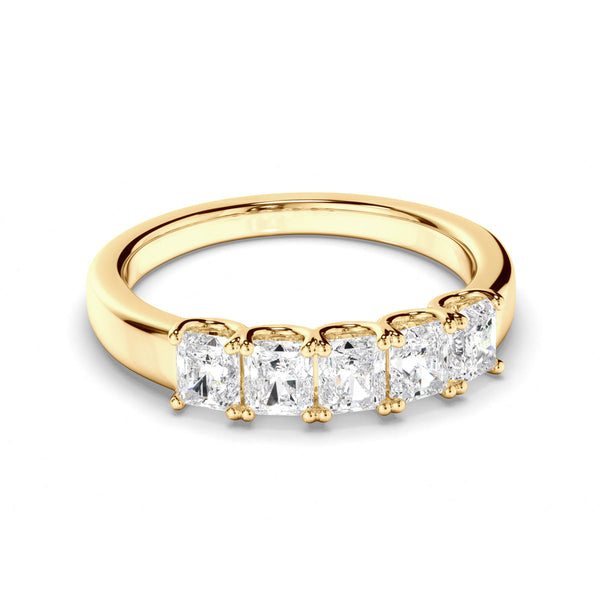 Radiant Cut Diamond Anniversary Ring