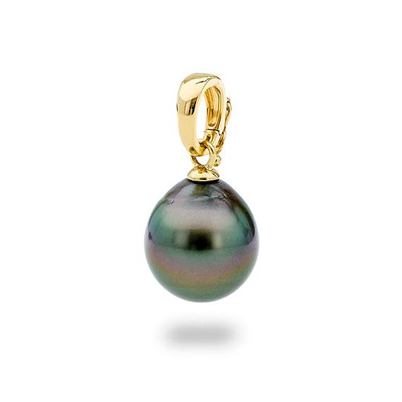 9ct Yellow Gold Tahitian Pearl Enhancer Pendant