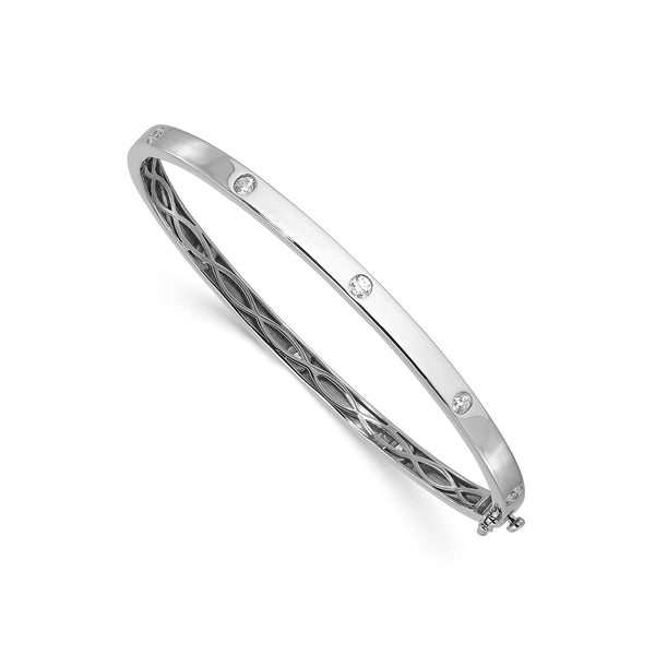 0.7ct Lab Grown Diamond Bracelet in 18ct White Gold