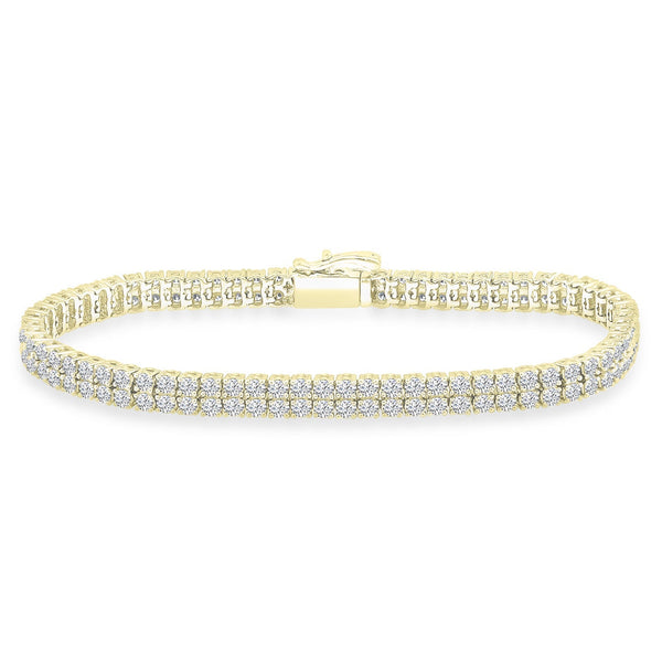 4.95ct Lab Grown Diamond Bracelet in 18ct Yellow Gold