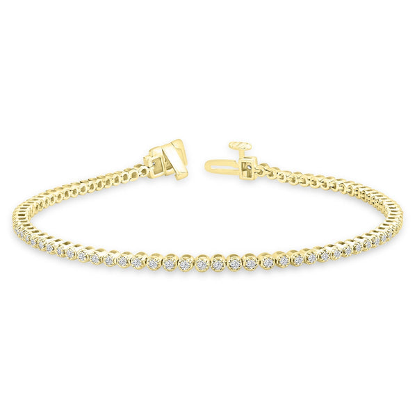 1.00ct Lab Grown Diamond Bracelet in 18ct Yellow Gold