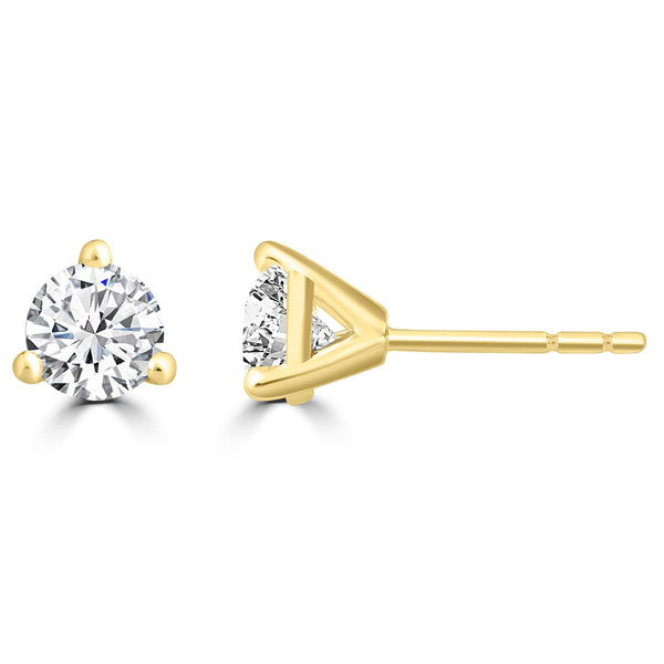 1.40ct Lab Grown Diamond Earrings in 18ct Yellow Gold