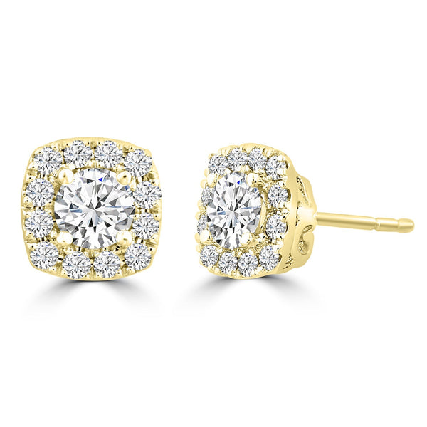 1.87ct Lab Grown Diamond Earrings in 18ct Yellow Gold