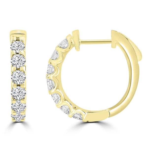 1.50ct Lab Grown Diamond Earrings in 18ct Yellow Gold