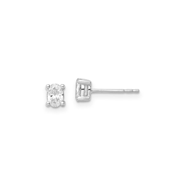 0.50ct Lab Grown Diamond Earrings in 9ct White Gold