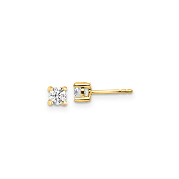 0.50ct Lab Grown Diamond Earrings in 9ct Yellow Gold