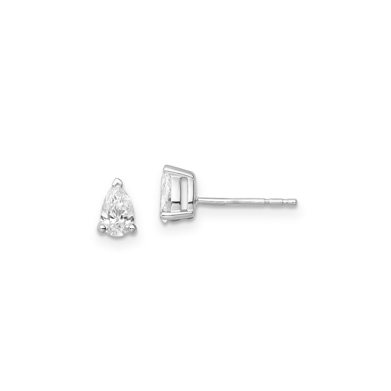 0.50ct Lab Grown Diamond Earrings in 9ct White Gold