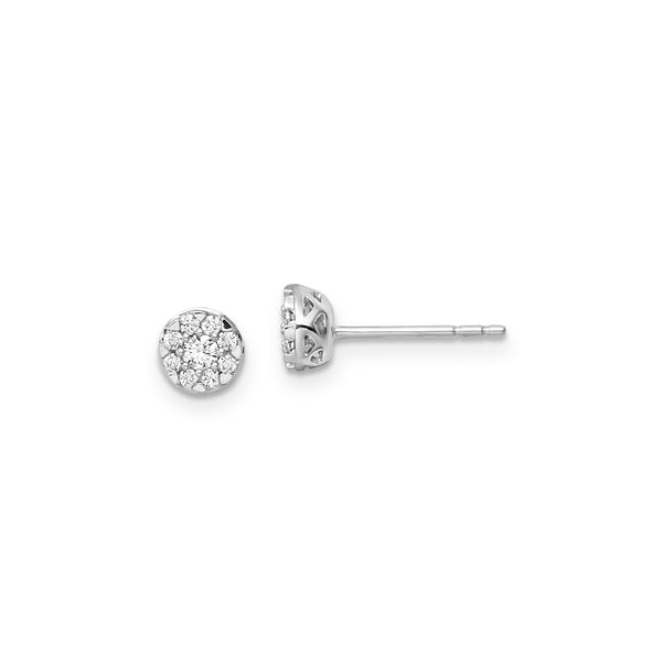 0.20ct Lab Grown Diamond Earrings in 9ct White Gold