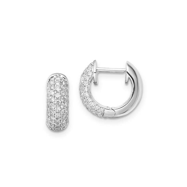 0.75ct Lab Grown Diamond Earrings in 9ct White Gold