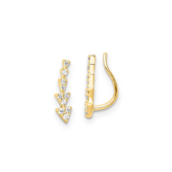 0.15ct Lab Grown Diamond Earrings in 9ct Yellow Gold