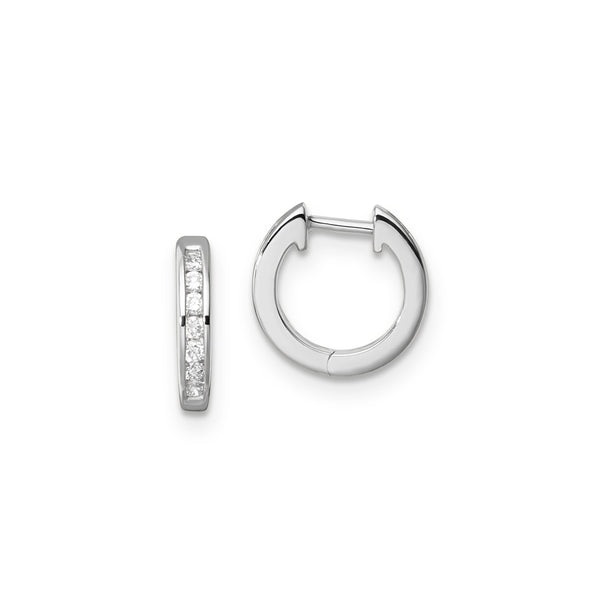 0.10ct Lab Grown Diamond Earrings in 9ct White Gold