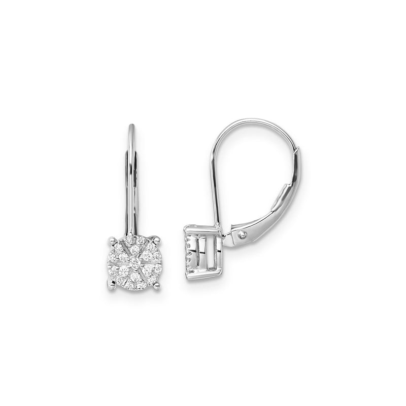 0.15ct Lab Grown Diamond Earrings in 9ct White Gold