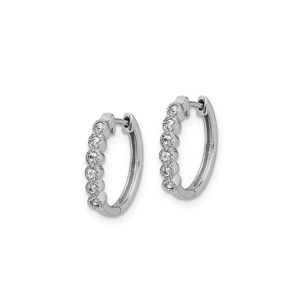 0.12ct Lab Grown Diamond Earrings in 9ct White Gold