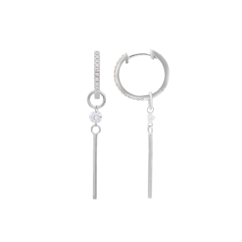 0.5ct Lab Grown Diamond Earrings in 9ct White Gold