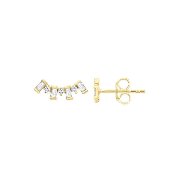 0.2ct Lab Grown Diamond Earrings in 9ct Yellow Gold