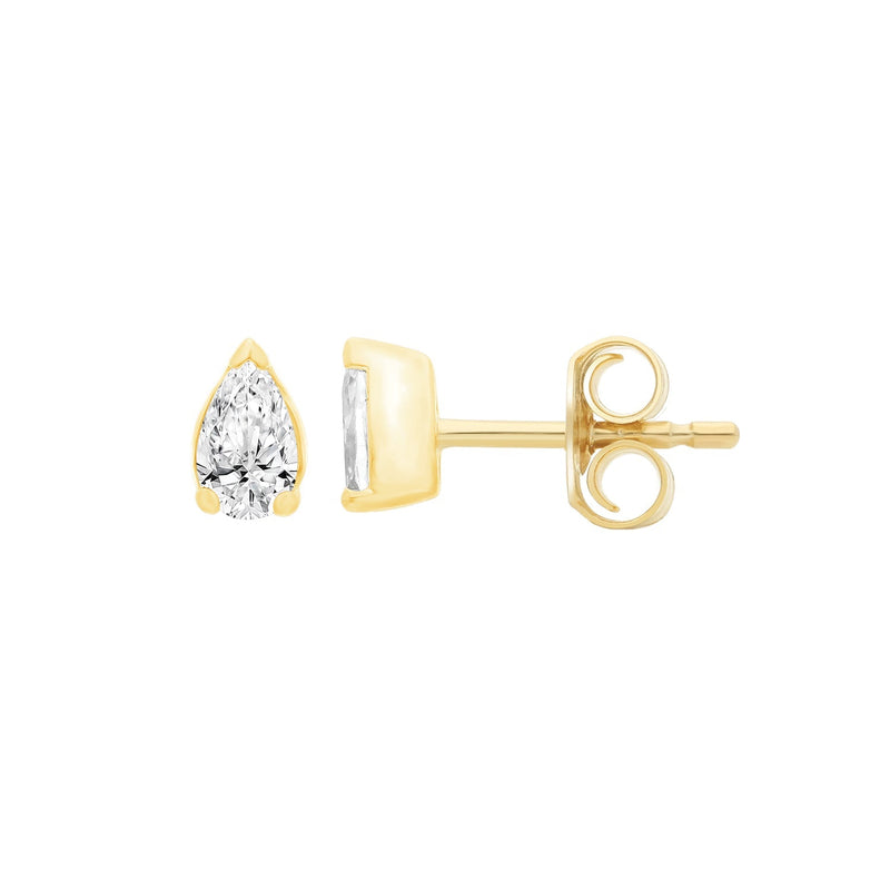 0.32ct Lab Grown Diamond Earrings in 9ct Yellow Gold