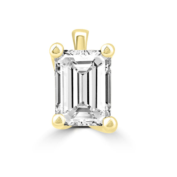 0.70ct Lab Grown Diamond Pendant in 18ct Yellow Gold