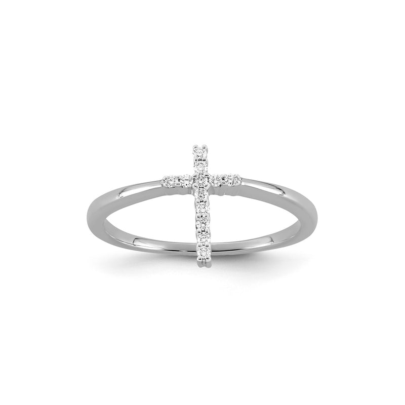 0.08ct Lab Grown Diamond Ring in 9ct White Gold