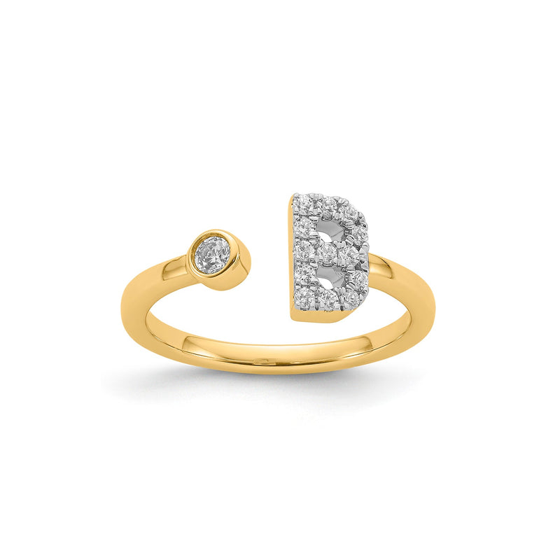 0.20ct Lab Grown Diamond Ring in 9ct Yellow Gold