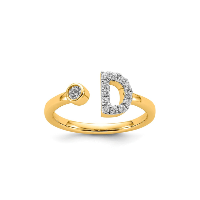 0.18ct Lab Grown Diamond Ring in 9ct Yellow Gold