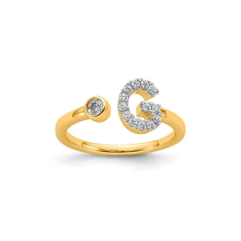 0.19ct Lab Grown Diamond Ring in 9ct Yellow Gold