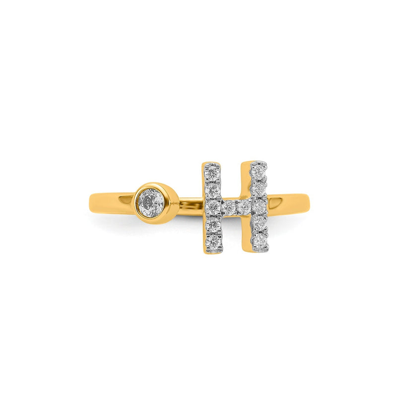 0.18ct Lab Grown Diamond Ring in 9ct Yellow Gold