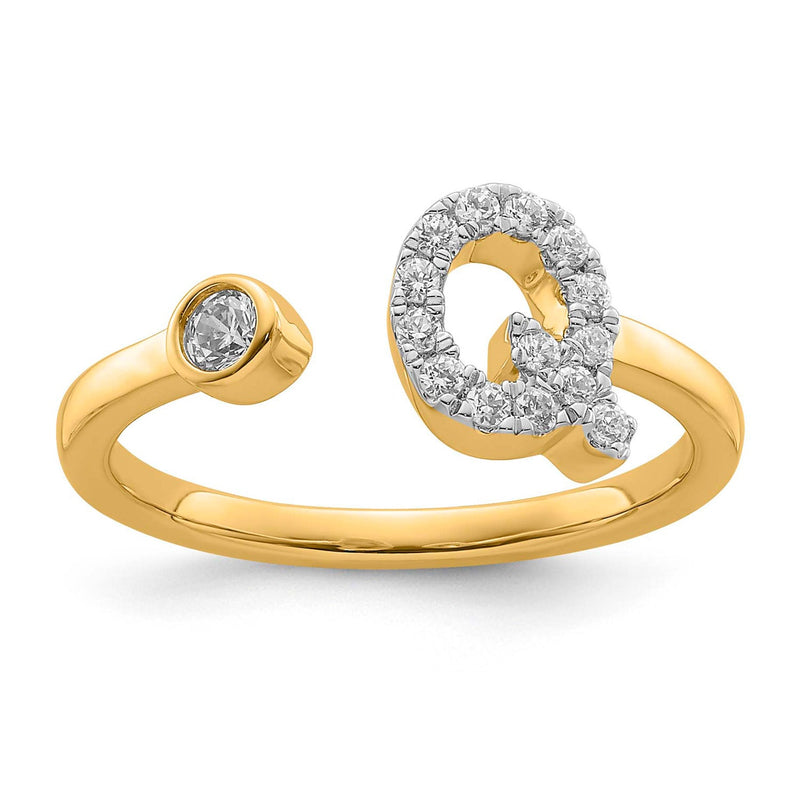 0.20ct Lab Grown Diamond Ring in 9ct Yellow Gold