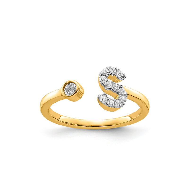 0.17ct Lab Grown Diamond Ring in 9ct Yellow Gold