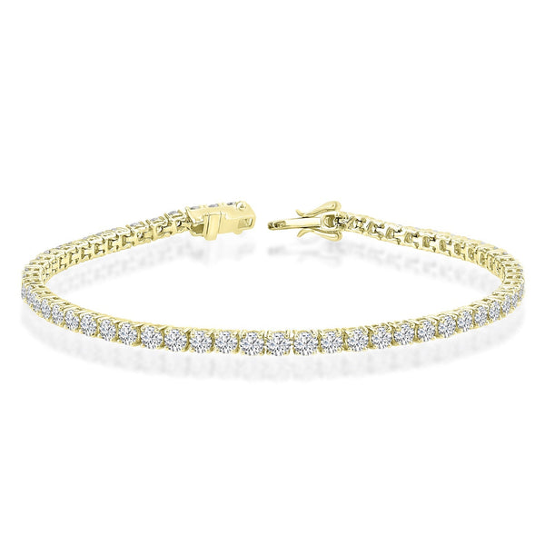 4.00ct Lab Grown Diamond Bracelet in 18ct Yellow Gold