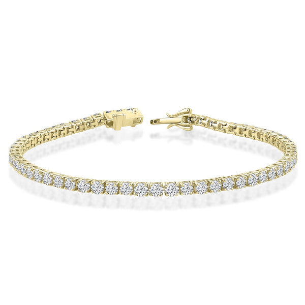 5.00ct Lab Grown Diamond Bracelet in 18ct Yellow Gold