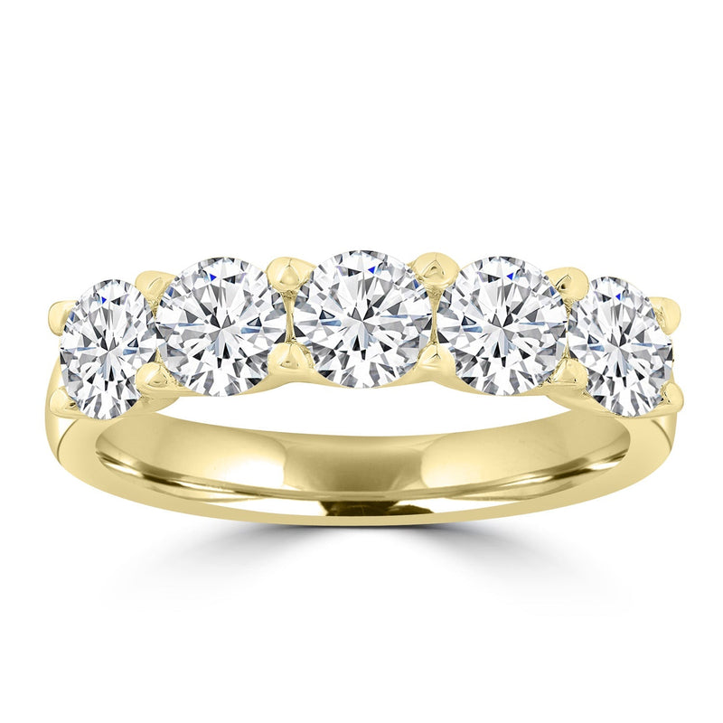 1.25ct Lab Grown Diamond Ring in 18ct Yellow Gold