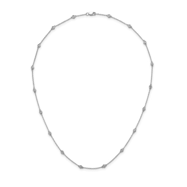 0.40ct Lab Grown Diamond Necklace in 9ct White Gold