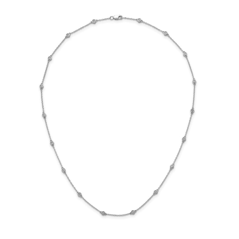 0.40ct Lab Grown Diamond Necklace in 9ct White Gold