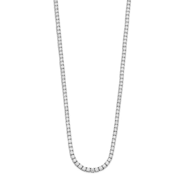 10ct Lab Grown Diamond Necklace in 18ct White Gold