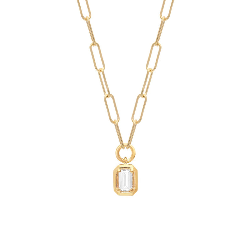 0.5ct Lab Grown Diamond Necklace in 9ct Yellow Gold