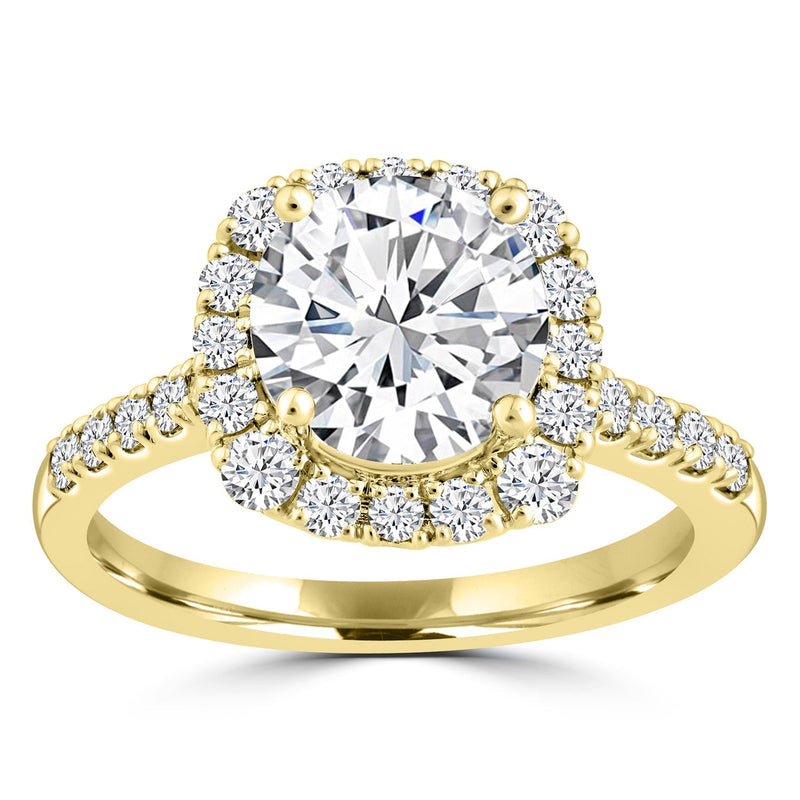 2.75ct Lab Grown Diamond Ring in 18ct Yellow Gold