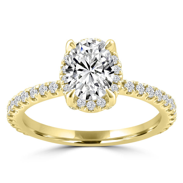 1.42ct Lab Grown Diamond Ring in 18ct Yellow Gold