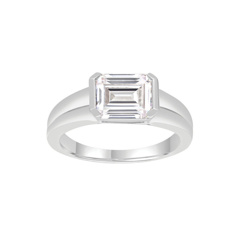 2ct Lab Grown Diamond Ring in 18ct White Gold