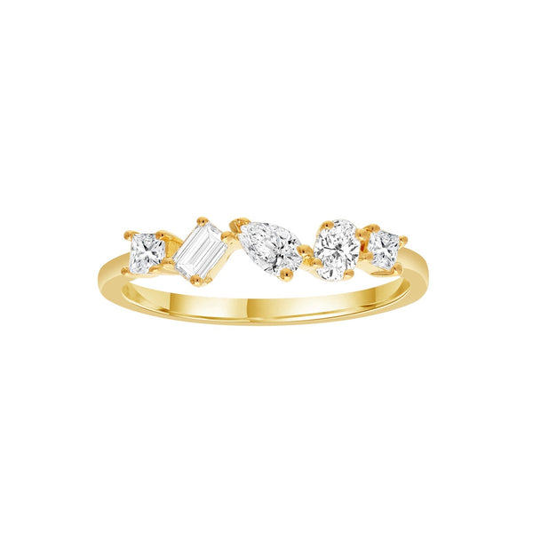 0.45ct Lab Grown Diamond Ring in 9ct Yellow Gold