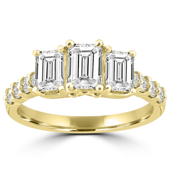 2.00ct Lab Grown Diamond Ring in 18ct Yellow Gold