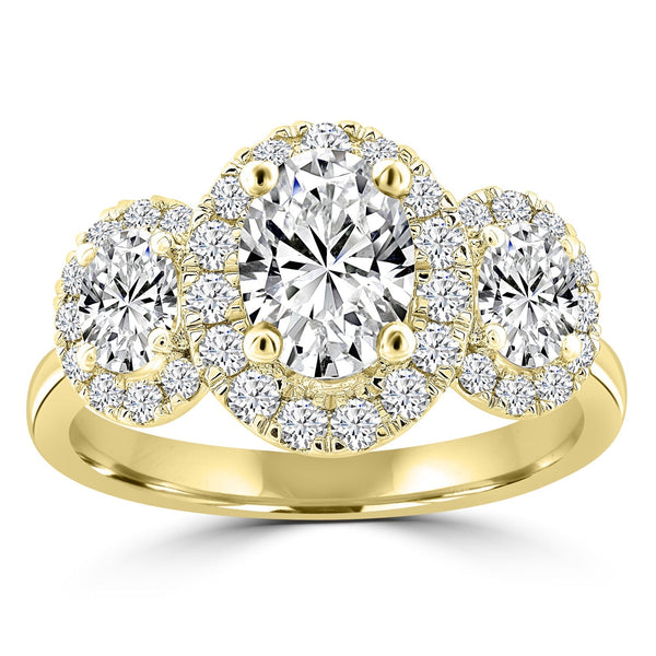 2.00ct Lab Grown Diamond Ring in 18ct Yellow Gold