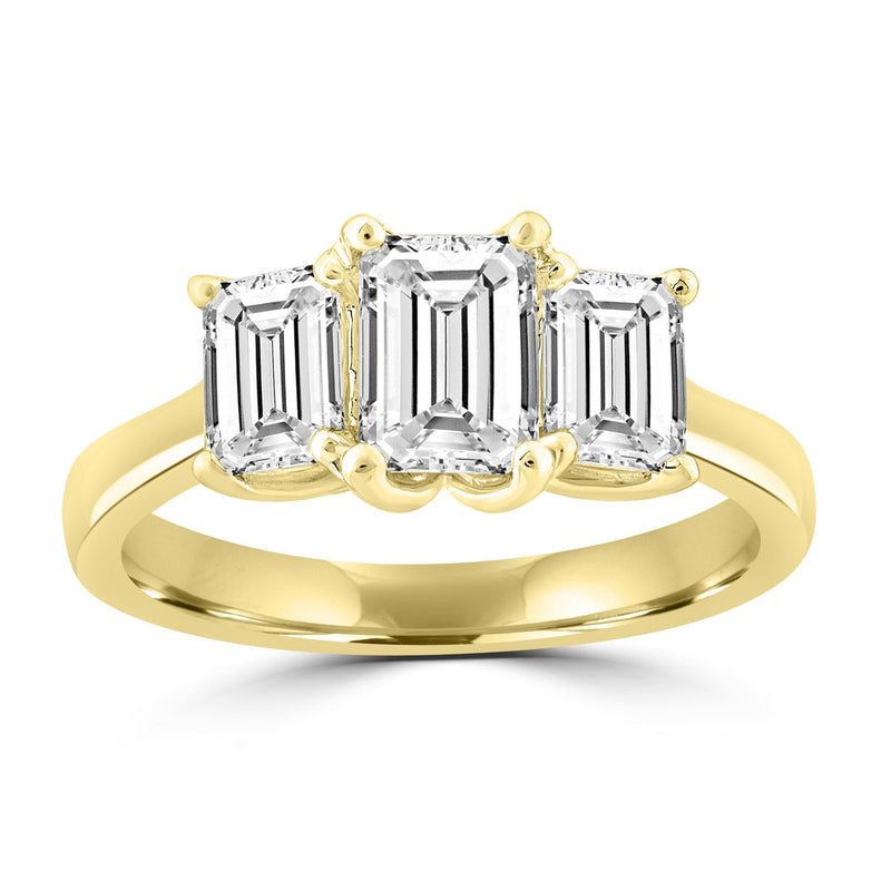 2.00ct Lab Grown Diamond Ring in 18ct Yellow Gold